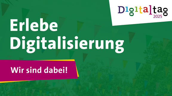„Wir sind dabei“-Logo vom Digitaltag 2025